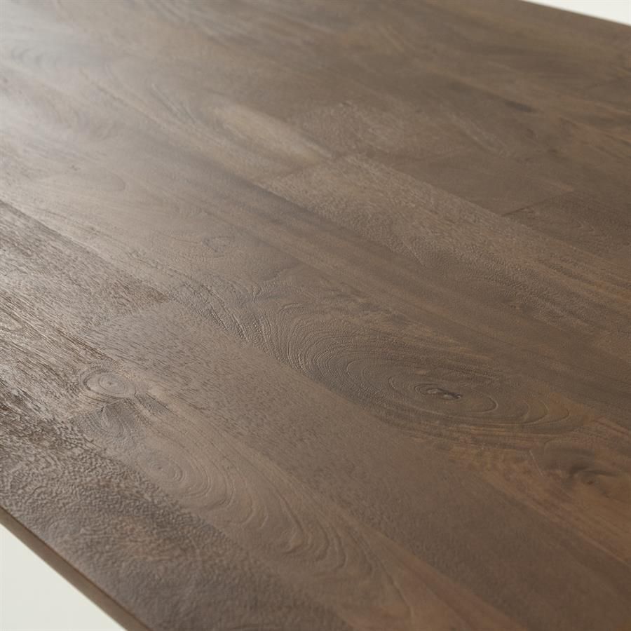 Eettafel Coco 180x110 cm - lichtbruin - Afbeelding 3