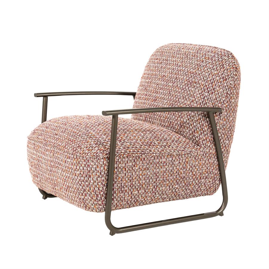 Fauteuil Norel - rood Vive - Afbeelding 2