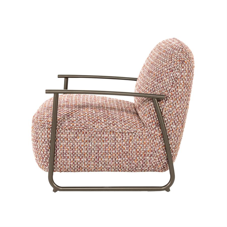 Fauteuil Norel - rood Vive - Afbeelding 3