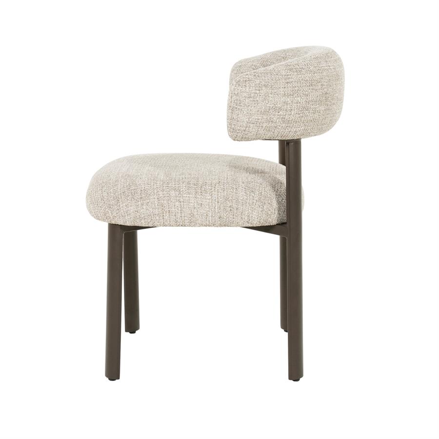 Stoel Bettina - taupe Veso - Afbeelding 3
