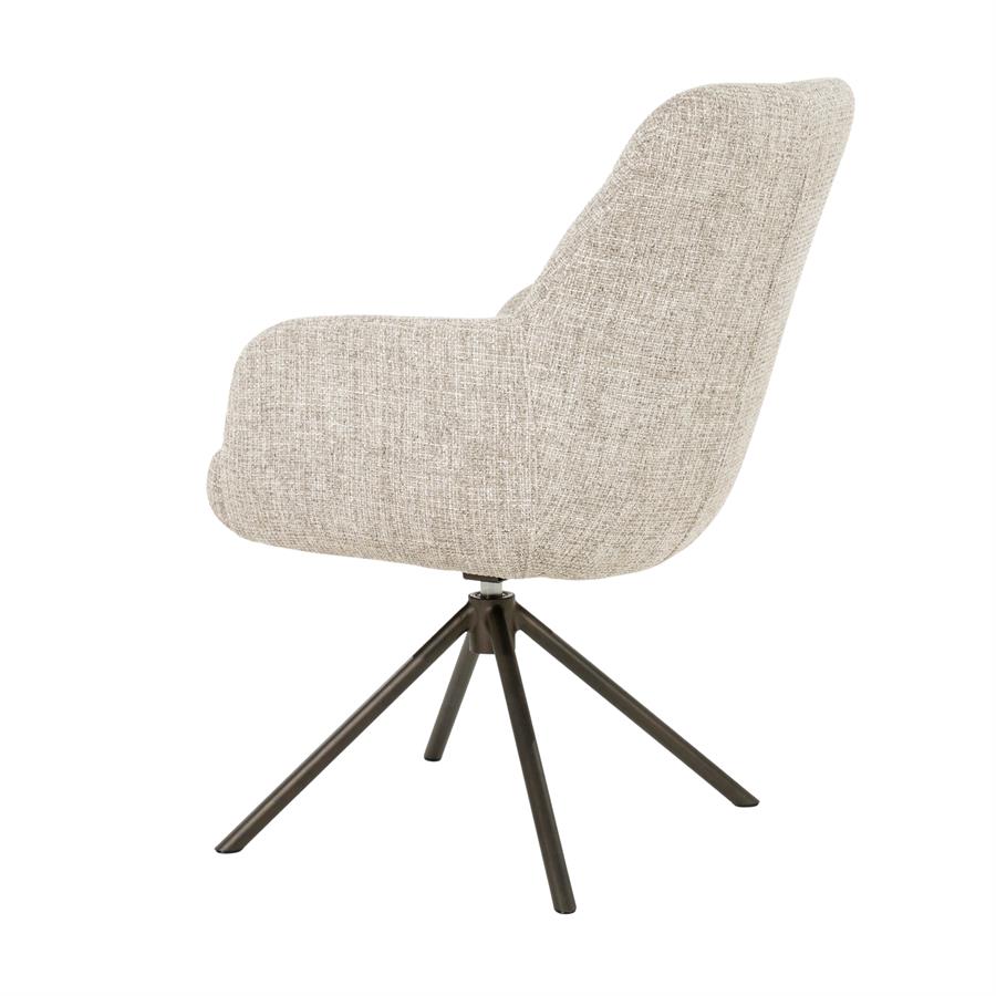 Stoel Sepp - taupe Veso - Afbeelding 4