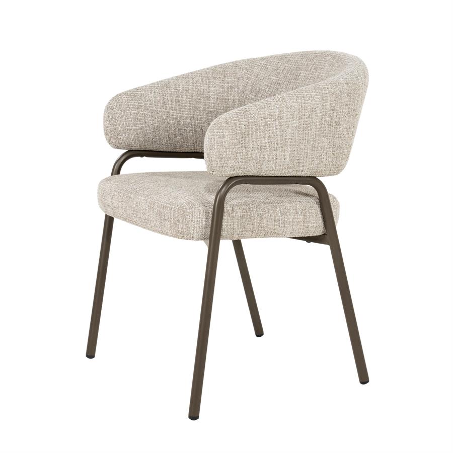 Stoel Fabrice - taupe Veso - Afbeelding 2