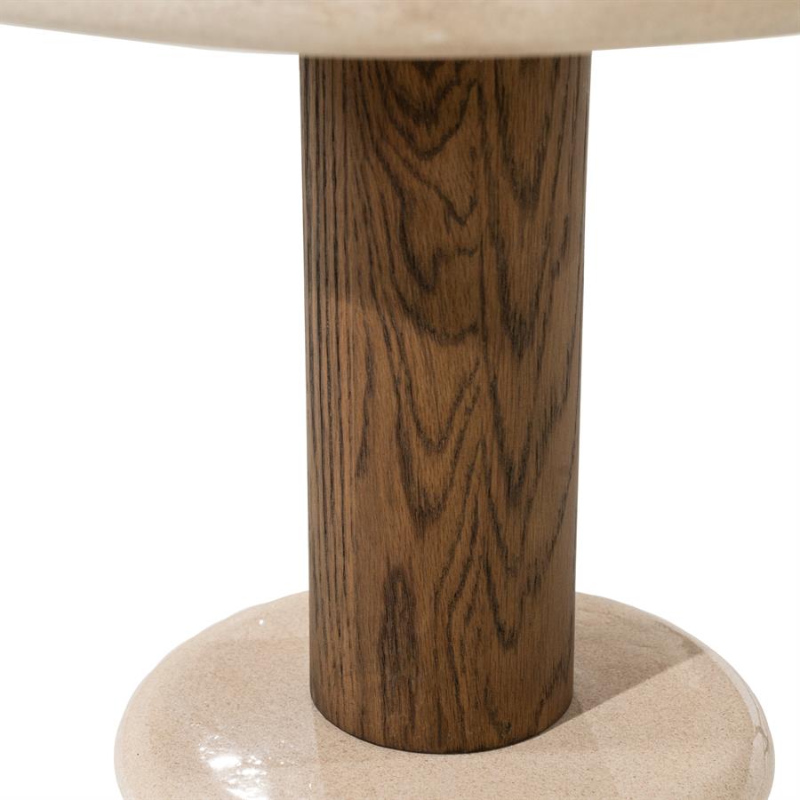 Bijzettafel Kyan - beige - Afbeelding 4