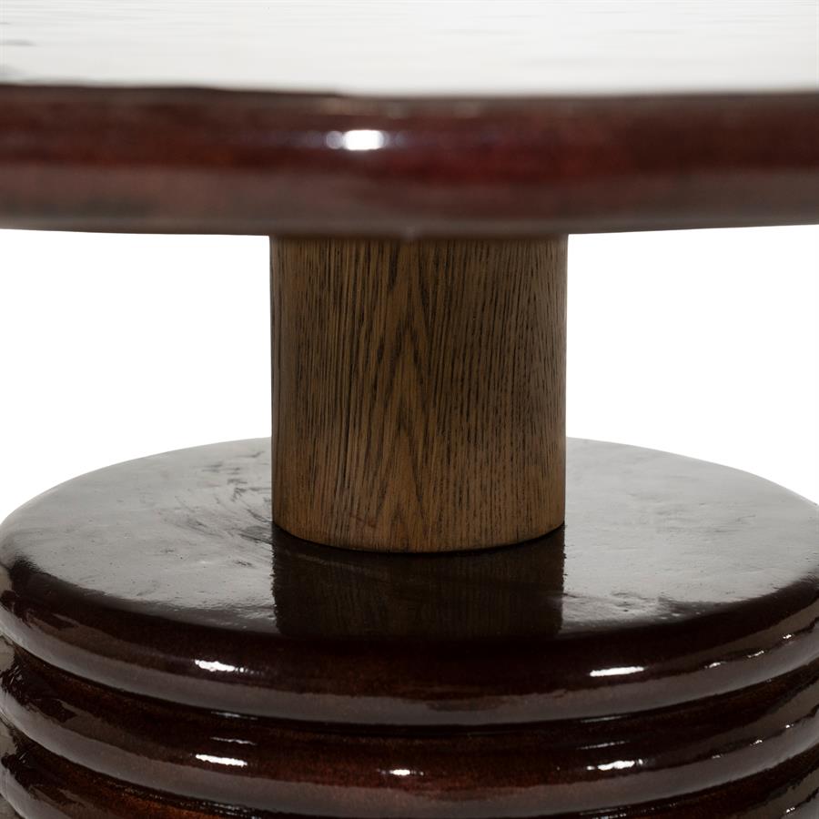 Salontafel Kyan - roodbruin - Afbeelding 3