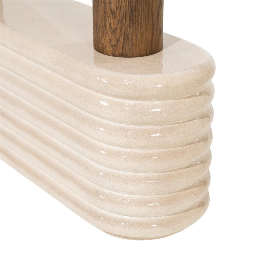 Sidetable Kyan - beige - Afbeelding 4
