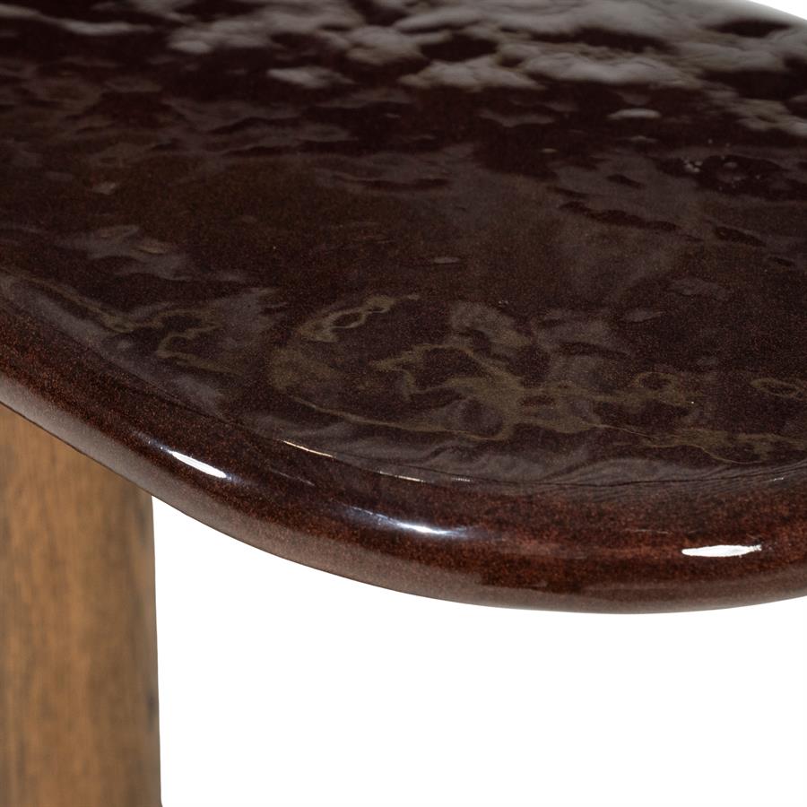 Sidetable Kyan - roodbruin - Afbeelding 3