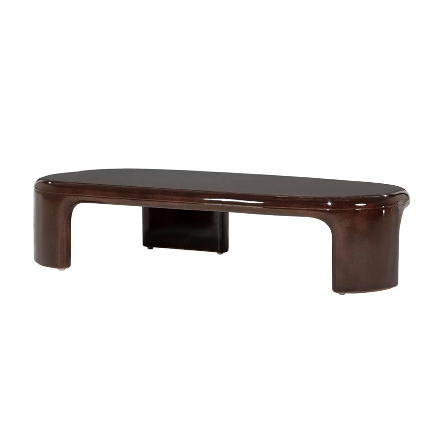 Salontafel Kane - roodbruin - Afbeelding 2