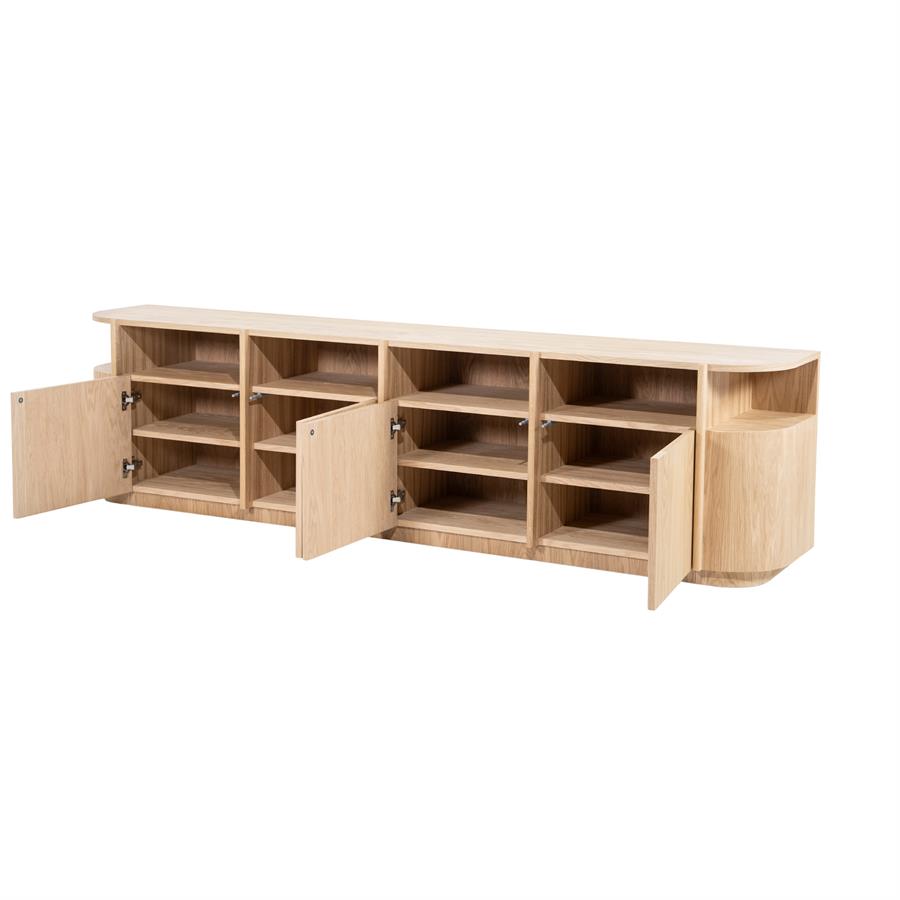 TV meubel Oslo 230 cm - naturel - Afbeelding 3