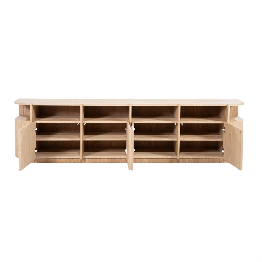 TV meubel Oslo 230 cm - naturel - Afbeelding 4