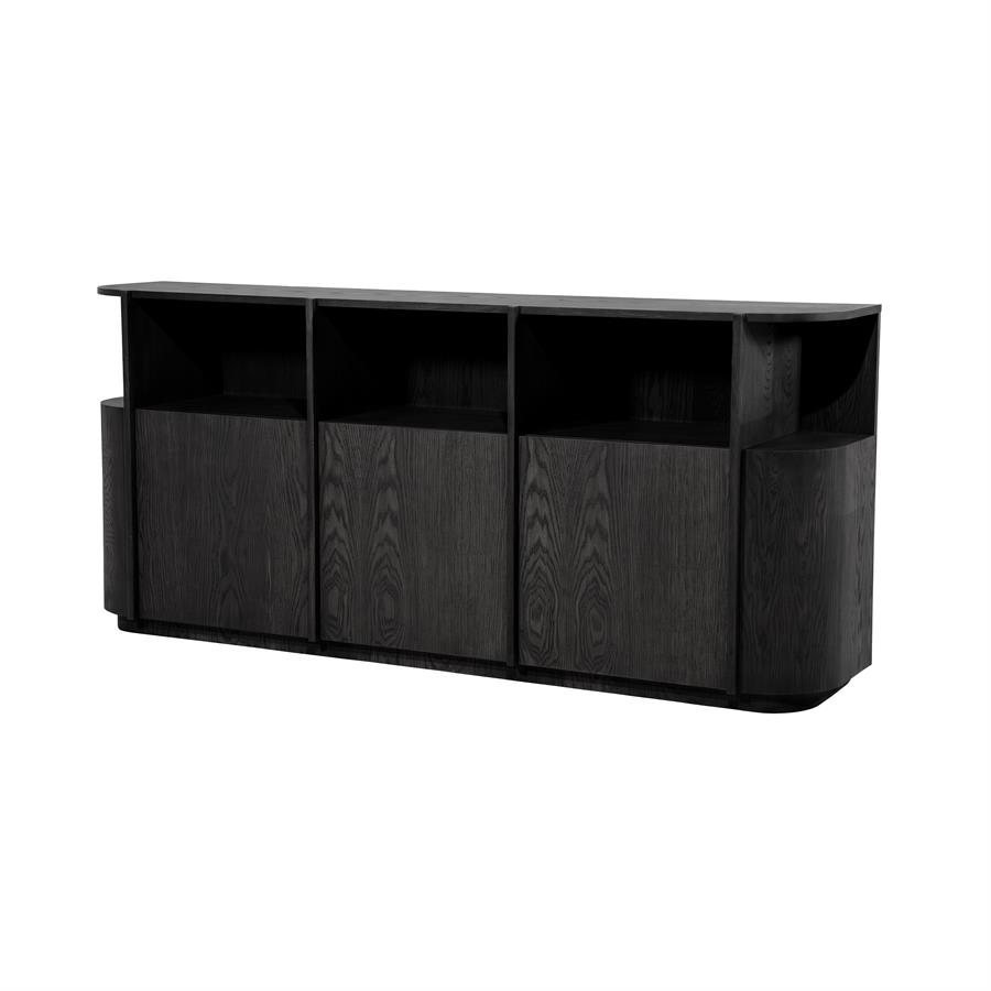 Dressoir Oslo - zwart - Afbeelding 2