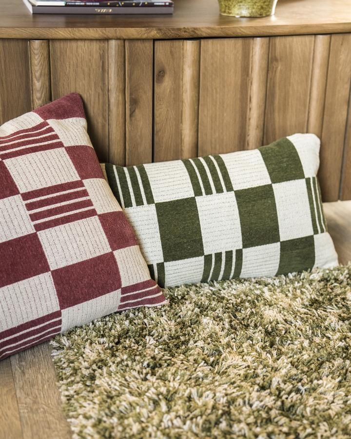 Pillow Twist 45x45 cm - burgundy - Afbeelding 3