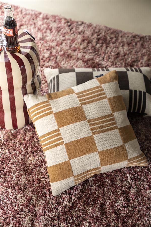 Pillow Twist 45x45 cm - mustard - Afbeelding 3