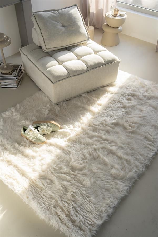 Laska 190x290 cm - beige - Afbeelding 3