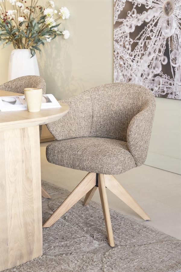 Stoel Connor naturel - mosterd Donna - Afbeelding 2