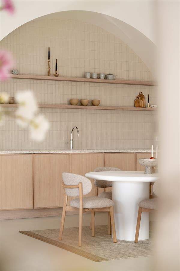 Stoel Mikky naturel - taupe Moon - Afbeelding 2