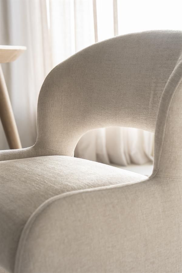 Stoel Odette - taupe Serene - Afbeelding 2