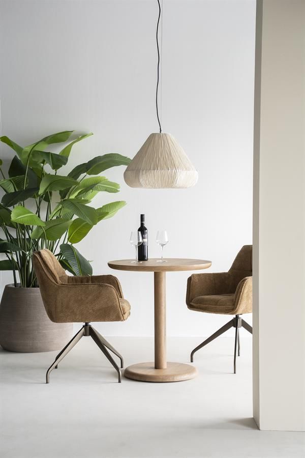 Bistrotafel Florent rond - lichtbruin - Afbeelding 4
