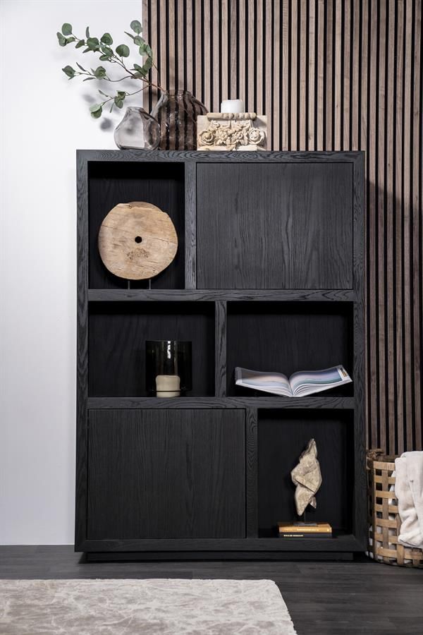 Kabinet Helsinki 120x170 cm - zwart - Afbeelding 3