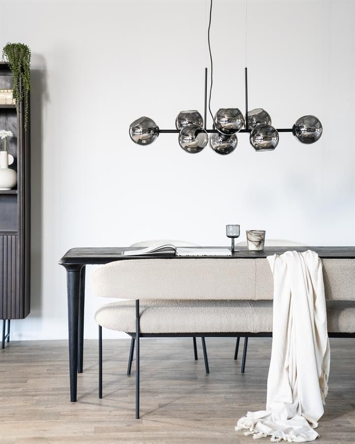 Eettafel Jiska 250x100 - zwart - Afbeelding 4