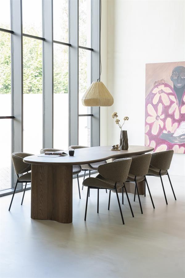 Eettafel Josh 300x110 cm - bruin - Afbeelding 2