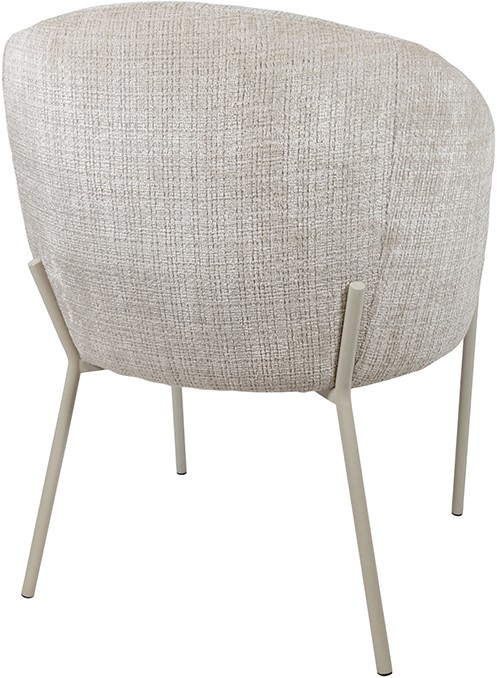 Adele - eetkamerstoel - beige poten - Cremona - Taupe 04 - Afbeelding 2