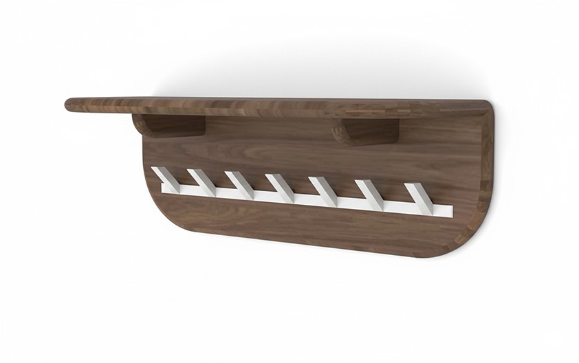 Aruba kapstok 60 met hoedenplank en 7 haken