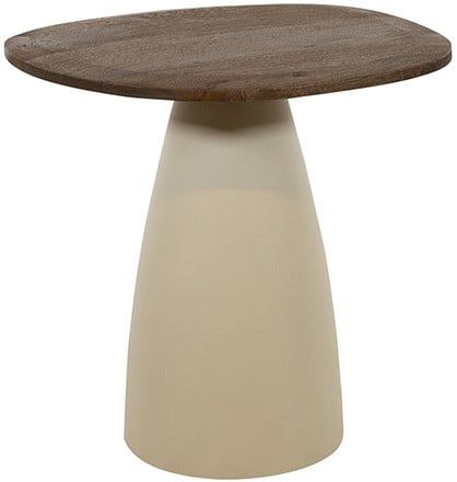 Bijzettafel organisch 50, H50, Mango Malaga Brown
