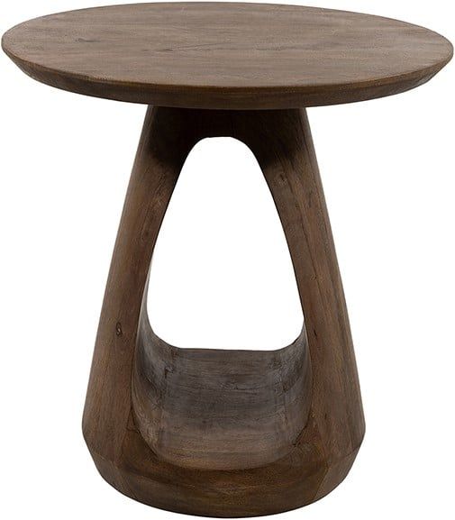 Bremen bijzettafel Ø50, H50, Mango Matt Walnut - Afbeelding 2