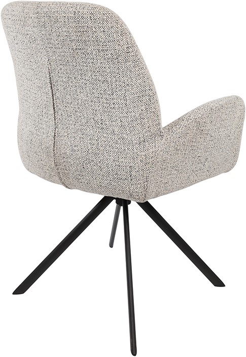 Charles armstoel - draaipoot 360 - Milan - Salt 'n Pepper 105 - Afbeelding 2