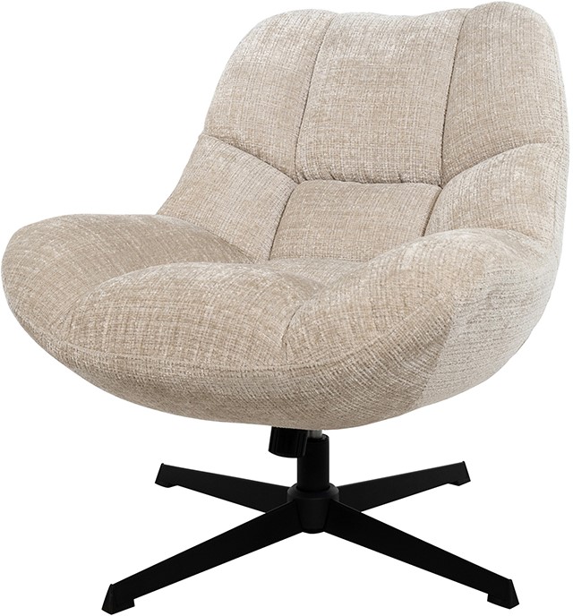 Chuck draaifauteuil 360 + rock system - Cremona - Natural 02