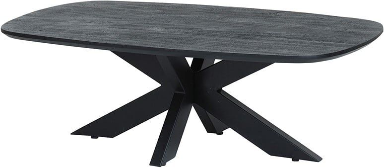 Salontafel deens ovaal 120, Acacia Black