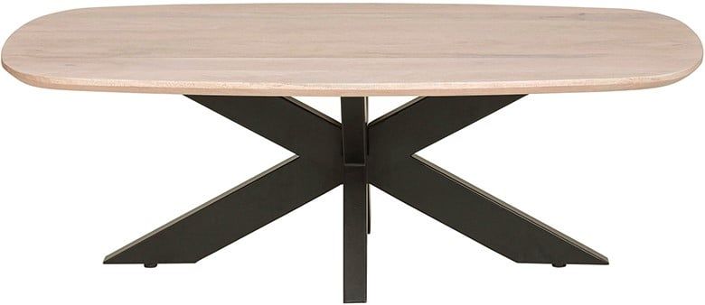Salontafel deens ovaal 120, Mango Ashblond - Afbeelding 2