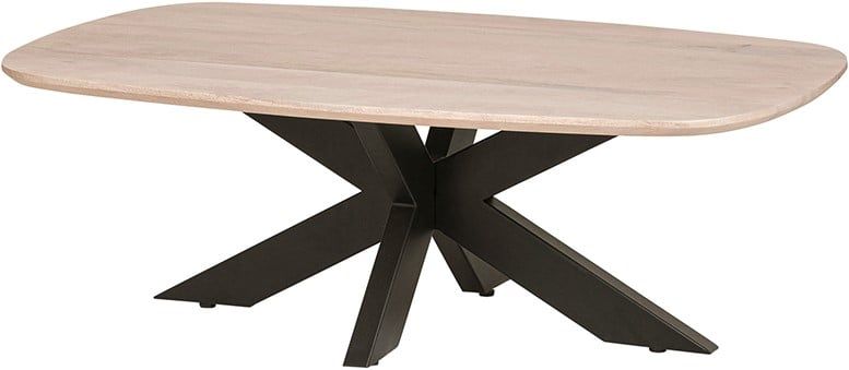Salontafel deens ovaal 120, Mango Ashblond