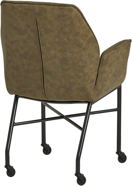 Denver eetkamerstoel - WHEEL - Micro - Olive 4 - Afbeelding 2