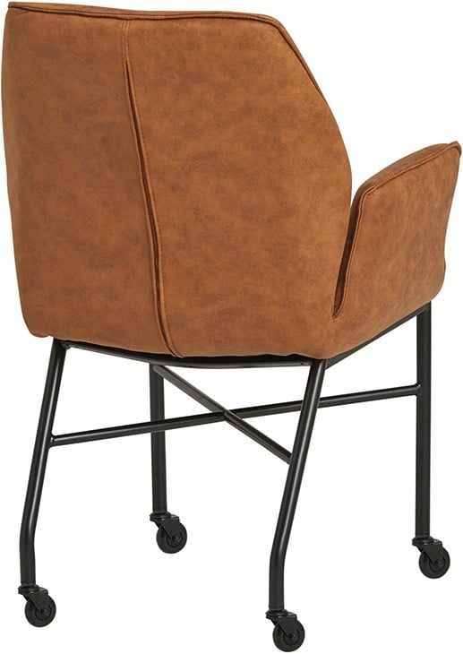 Denver eetkamerstoel - WHEEL - Micro - Tan 5 - Afbeelding 2