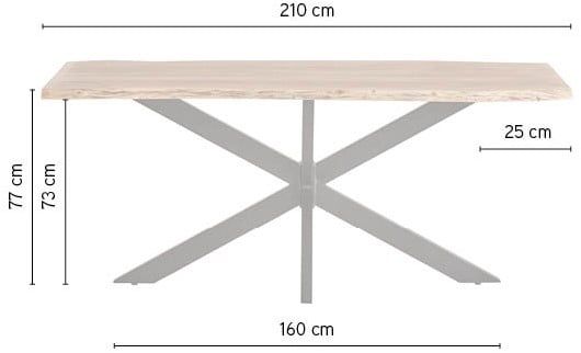 Eetkamertafel 210 - Afbeelding 3