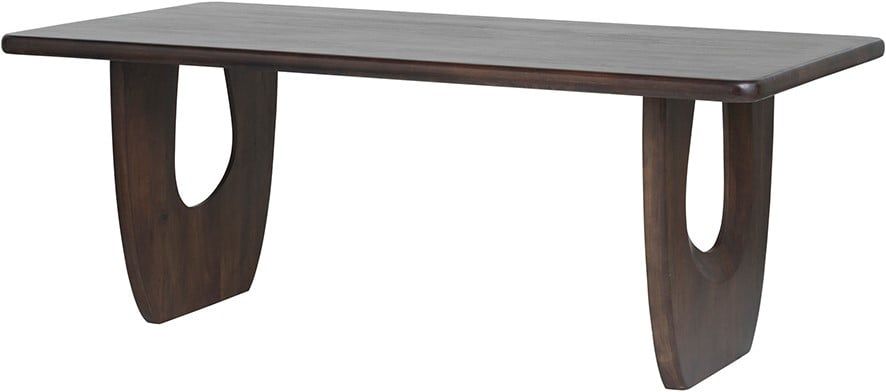 Eetkamertafel 280, Mango Brown Walnut
