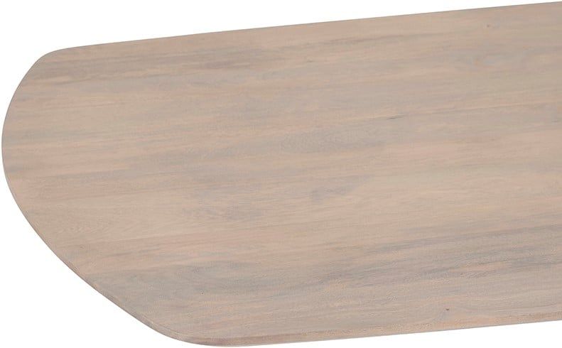 Eetkamertafel deens ovaal 210, Mango Ashblond - Afbeelding 3