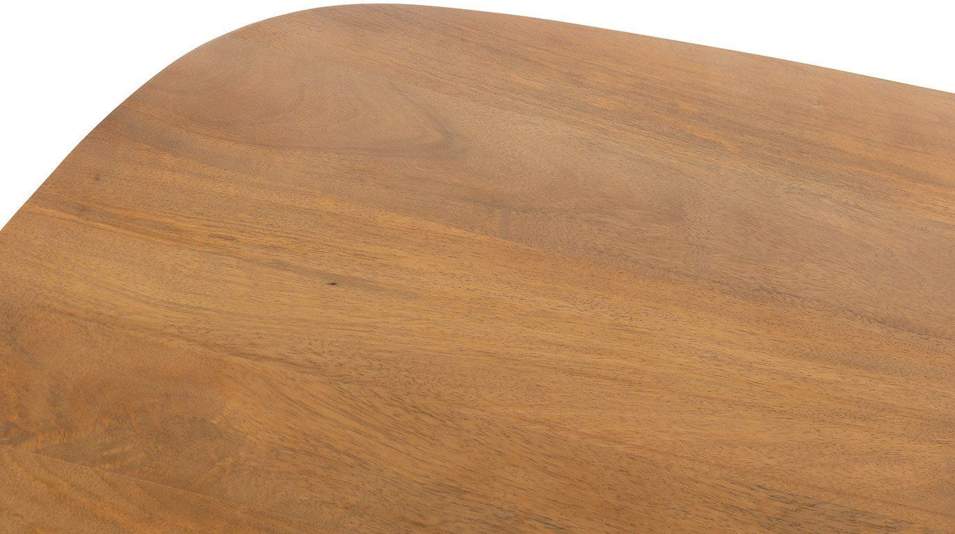 Eetkamertafel deens ovaal 210, Mango Smooth Natural - Afbeelding 3