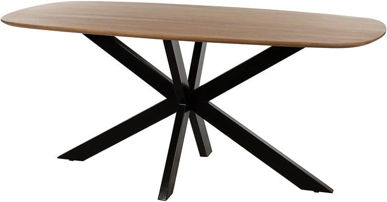 Eetkamertafel deens ovaal 230, Mango Smooth Natural