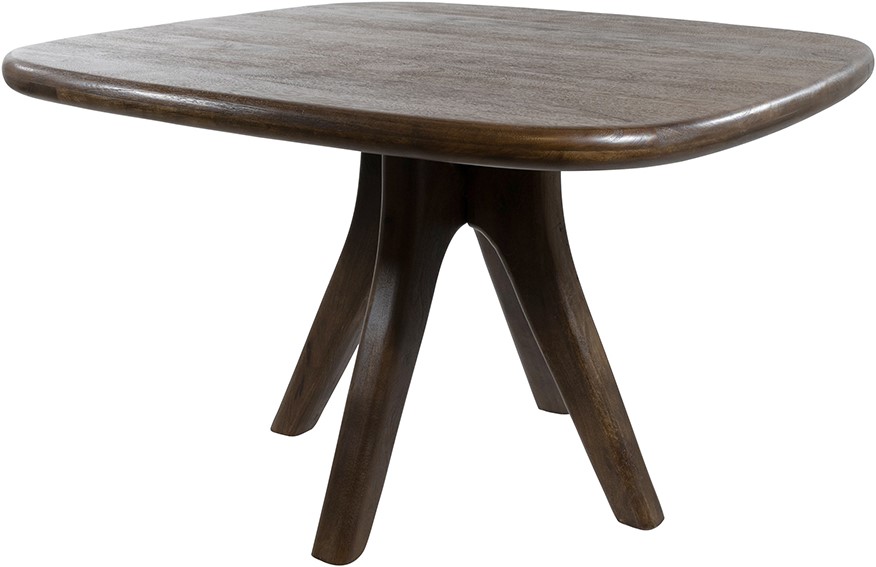 Eetkamertafel stuiver vorm 150, Mango Espresso Brown