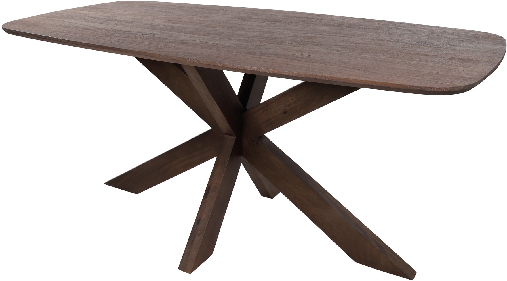 Eetkamertafel 180, Acacia Marron Brown