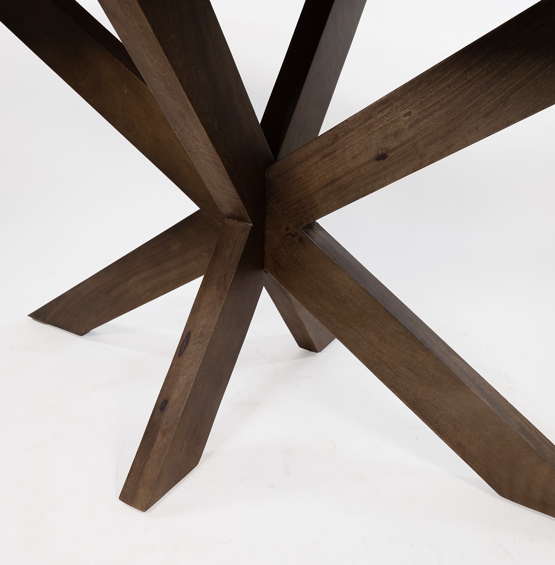 Eetkamertafel 200, Acacia Marron Brown - Afbeelding 2
