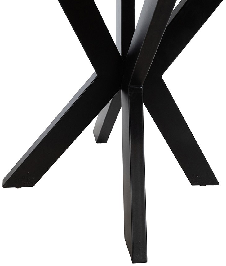 Eetkamertafel Ø120, Acacia Black - Afbeelding 3