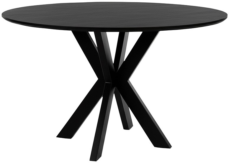 Eetkamertafel Ø120, Acacia Black