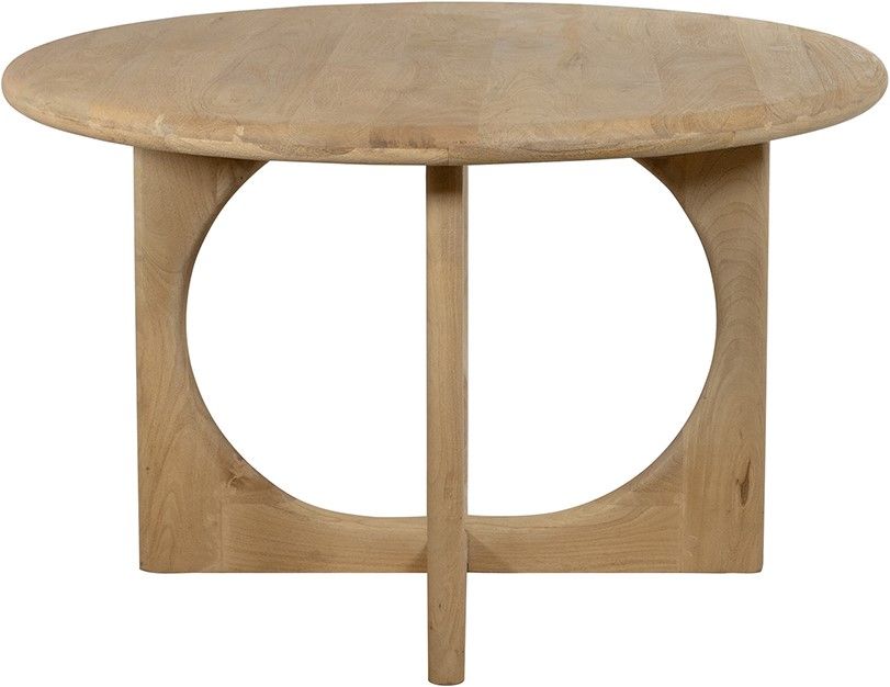 Eetkamertafel Ø130, Acacia Groovy Natural - Afbeelding 2