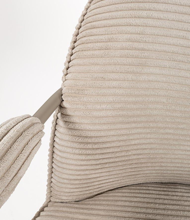 Elton Fauteuil - Sand Frame - Rib - Sand - Afbeelding 4