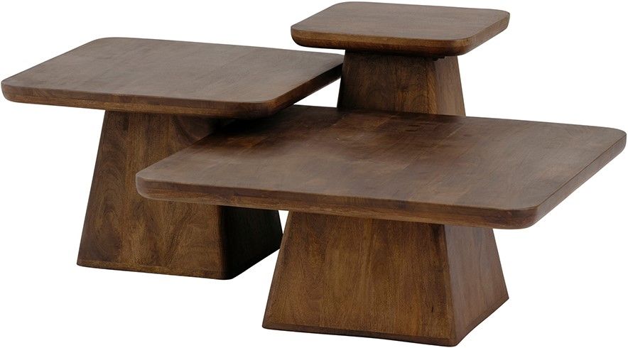 Bijzettafel 40, Mango Brown Walnut - Afbeelding 3