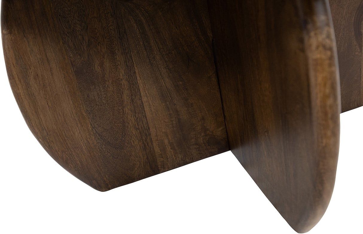 Bijzettafel Ø50, Mango Brown Walnut - Afbeelding 2