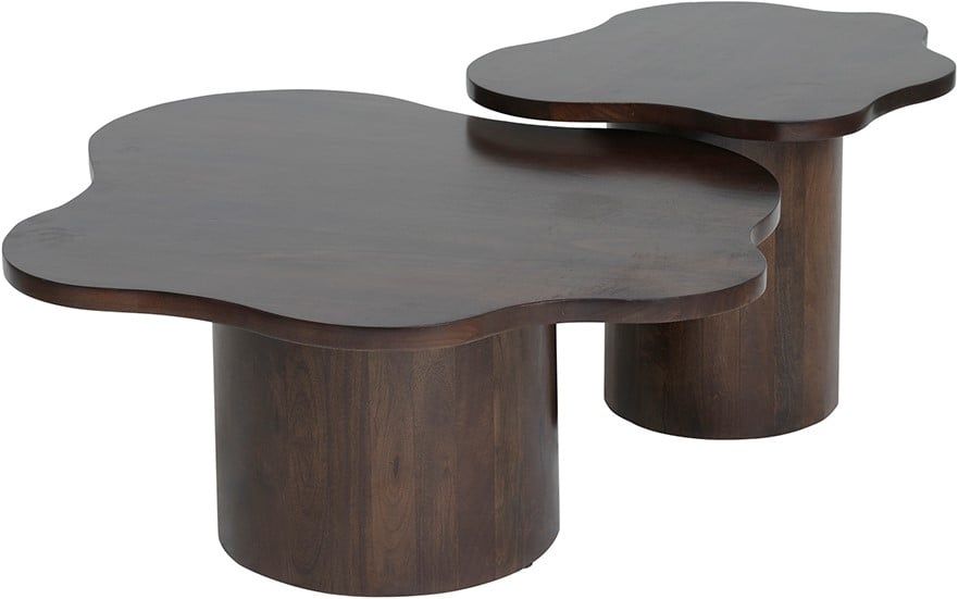Fiore salontafel 98, Mango Brown Walnut - Afbeelding 3